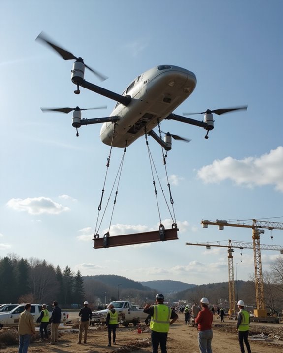automated heavy lift material transport
