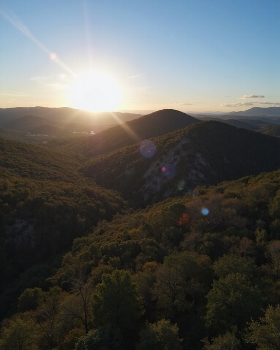 canyon scenery drone haven