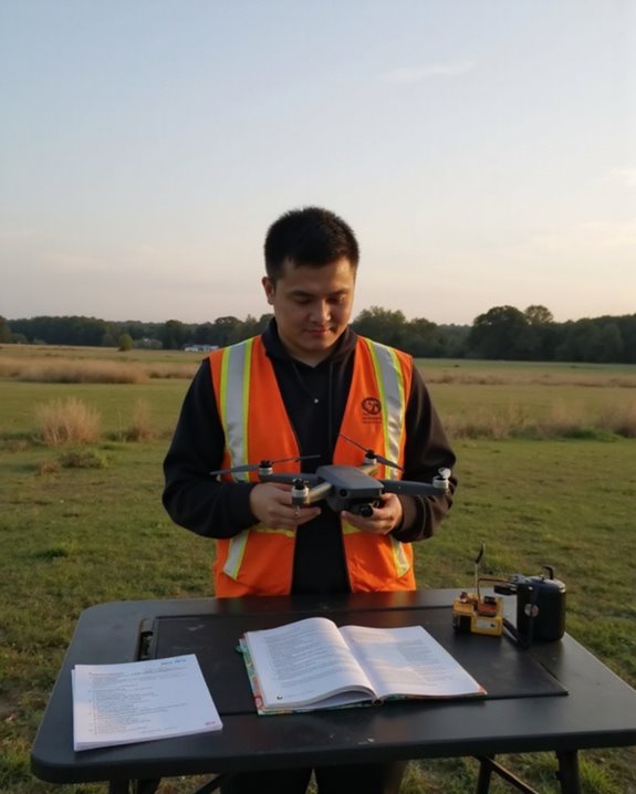 conduct pre flight safety checks