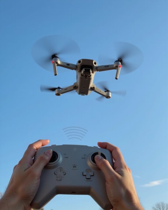 control drone using radio