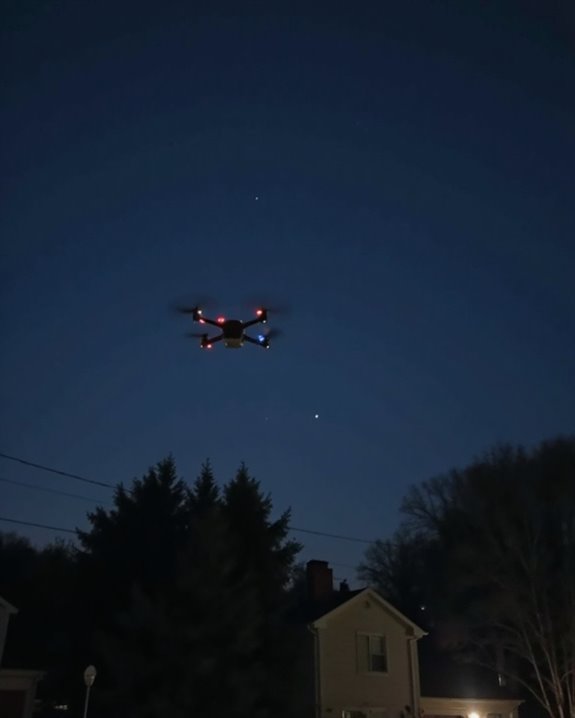 deliberate night flight patterns