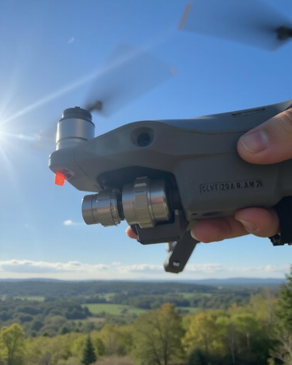 display drone certificate broadcast