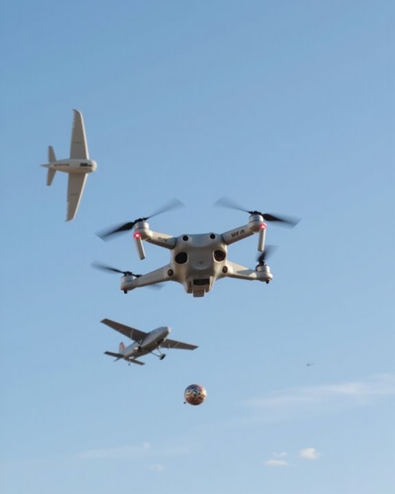 diverse drone designs varied