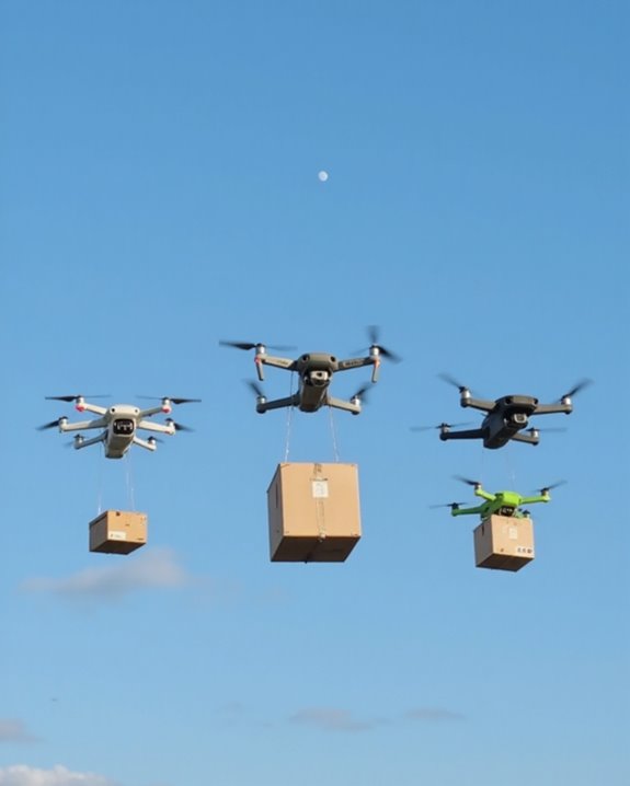drone brands lifting capacities
