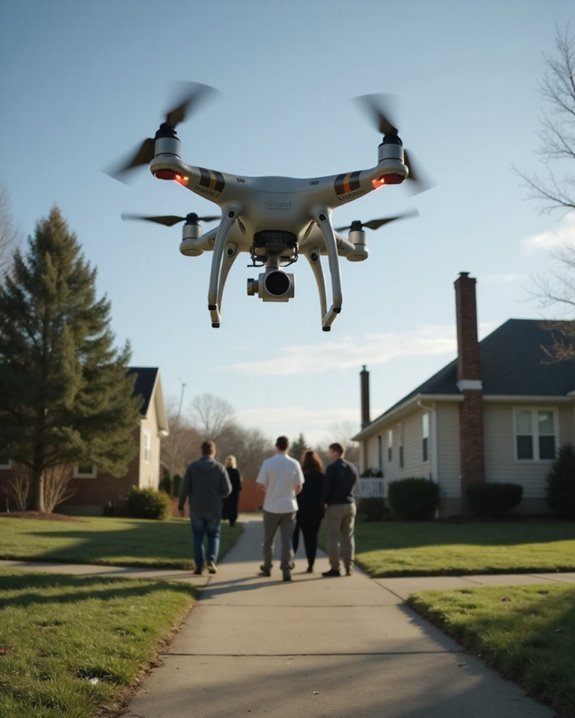 drone monitoring warning signs