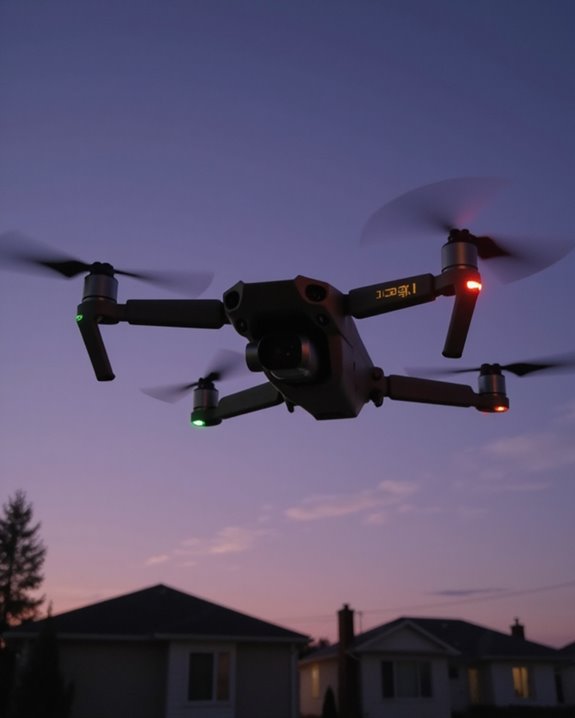 drone night vision factors