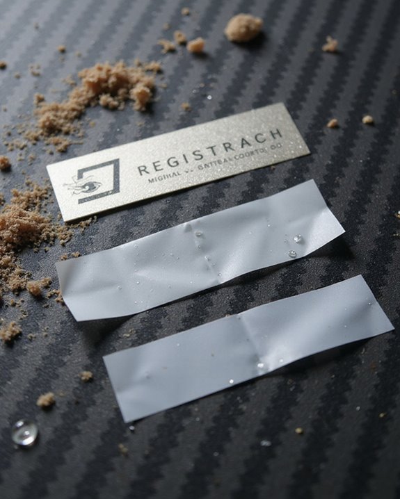 durable adhesive visible stickers