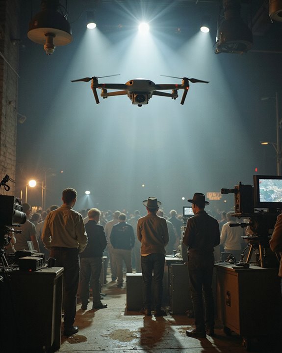 first drones in filmmaking