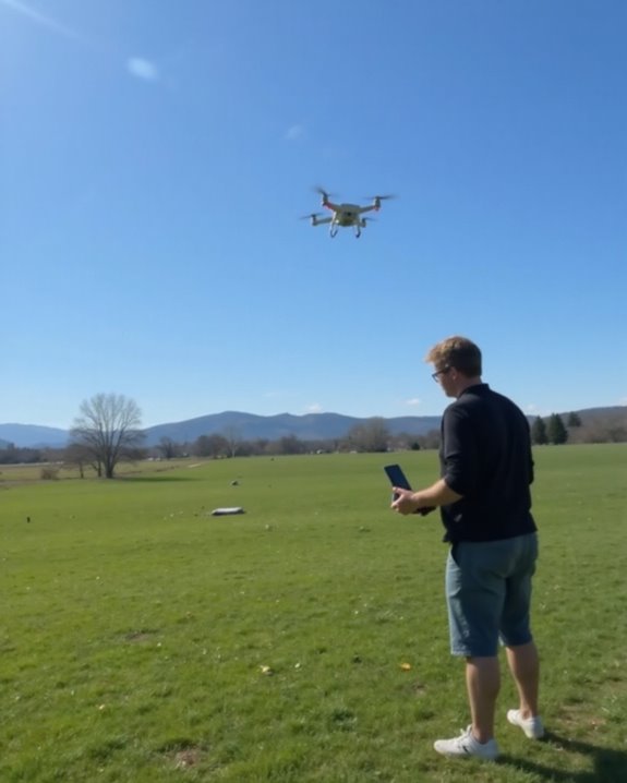 first safe drone hover