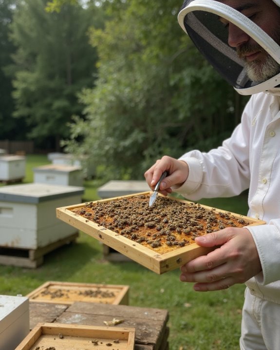 larvae test confirms queenlessness
