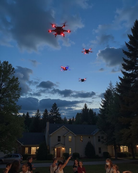 mysterious triangular drone sightings