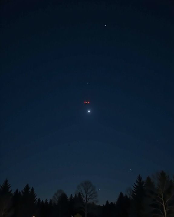 nighttime police drone spotting