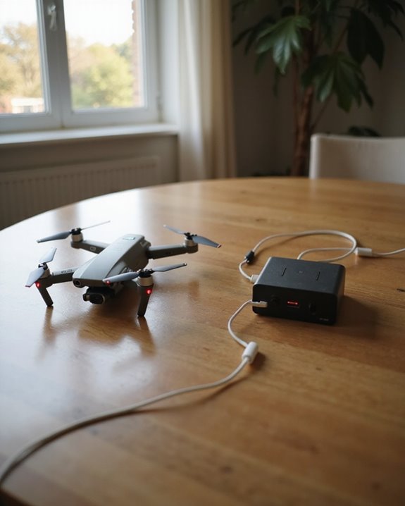 sequential battery charging hub