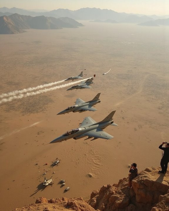 shooting down iranian drone
