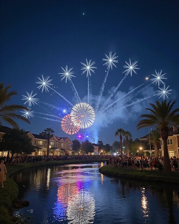 twice nightly drone shows