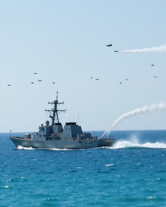 uss carney s drone standoff